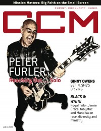 Cover of CCM Digital, Jul 2011, featuring Peter Furler