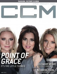 Cover of CCM Digital, May 2012, featuring Point of Grace