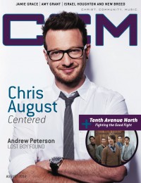 Cover of CCM Digital, Aug 2012, featuring Chris August