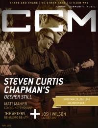 Cover of CCM Digital, May 2013, featuring Steven Curtis Chapman