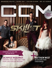 Cover of CCM Digital, Jul 2013, featuring Skillet