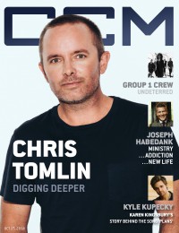 Cover of CCM Digital, 15 Oct 2014, featuring Chris Tomlin