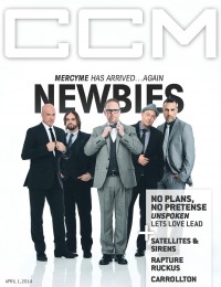 Cover of CCM Digital, 1 Apr 2014, featuring MercyMe