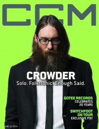 Cover of CCM Digital, 15 Jun 2014, featuring David Crowder