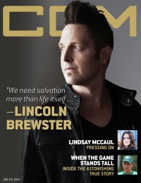 Cover of CCM Digital, 15 Aug 2014, featuring Lincoln Brewster