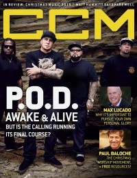 Cover of CCM Digital, 15 Nov 2015, featuring P.O.D.
