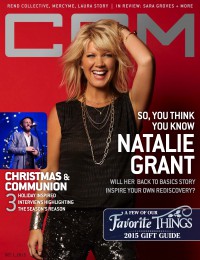 Cover of CCM Digital, 1 Dec 2015, featuring Natalie Grant
