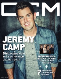 Cover of CCM Digital, 1 Feb 2015, featuring Jeremy Camp