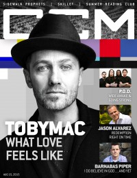 Cover of CCM Digital, 15 Aug 2015, featuring TobyMac