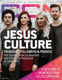 Cover of CCM Digital, 15 Jan 2016, featuring Jesus Culture