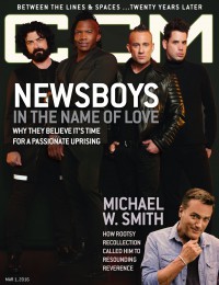 Cover of CCM Digital, 1 Mar 2016, featuring The Newsboys, Michael W. Smith