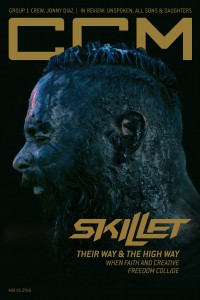 Cover of CCM Digital, 15 Aug 2016, featuring Skillet (John Cooper)