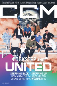 Cover of CCM Digital, 15 Jun 2017, featuring Hillsong United