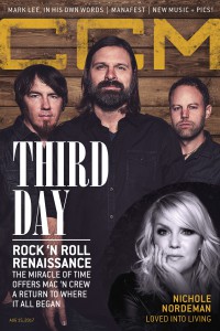 Cover of CCM Digital, 15 Aug 2017, featuring Third Day