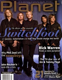 Cover of Christian Music Planet, Mar / Apr 2007 v. 6, i. 2, featuring Switchfoot