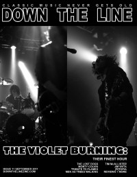 Cover of Down The Line, Sep 2011 #11, featuring The Violet Burning