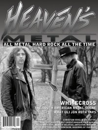 Cover of Heaven's Metal, Apr / May 2005 #57, featuring Whitecross