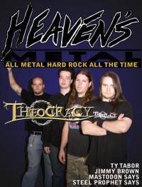 Cover of Heaven's Metal, Dec 2006 / Jan 2007 #66, featuring Theocracy