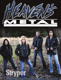 Cover of Heaven's Metal, Apr 2013 #98, featuring Stryper