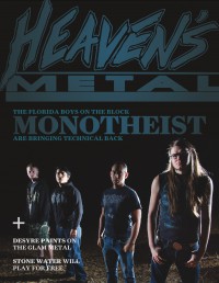 Cover of Heaven's Metal, Jun 2013 #100, featuring Monotheist
