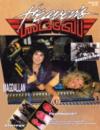 Cover of Heaven's Metal, Sep / Oct 1990 #26, featuring Magdallan