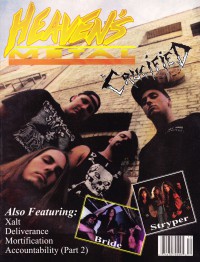 Cover of Heaven's Metal, Nov / Dec 1991 #32, featuring The Crucified