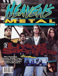 Cover of Heaven's Metal, May / Jun 1994 #47, featuring Living Sacrifice