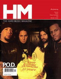 Cover of HM, Jul / Aug 2005 #114, featuring P.O.D. & 20th Anniversary