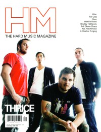 Cover of HM, Jan / Feb 2008 #129, featuring Thrice