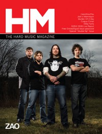 Cover of HM, May / Jun 2009 #137, featuring Zao