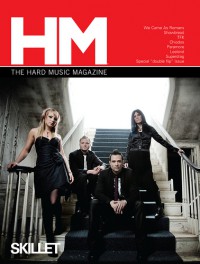 Cover of HM, Sep / Oct 2009 #139, featuring White Collar Sideshow / Skillet