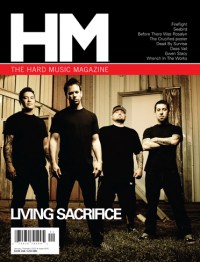 Cover of HM, Jan / Feb 2010 #141, featuring Living Sacrifice