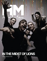 Cover of HM, Dec 2011 #151, featuring In The Midst of Lions