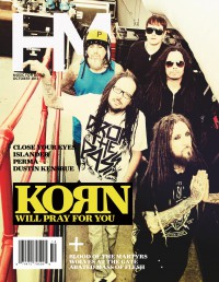Cover of HM, Oct 2013 #171, featuring Korn