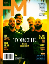 Cover of HM, Mar 2015 #188, featuring Torche