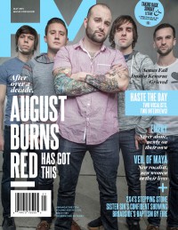 Cover of HM, May 2015 #190, featuring August Burns Red