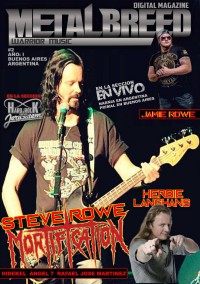Cover of Metalbreed, Jun 2017 v. 1, i. 2, featuring Steve Rowe