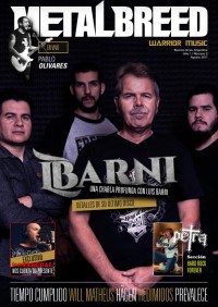 Cover of Metalbreed, Aug 2017 v. 1, i. 3, featuring Luis Barni Band