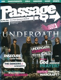 Cover of Passage, Nov / Dec 2006 #2, featuring Underoath