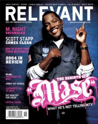 Cover of Relevant, Nov / Dec 2004 #11, featuring Mase