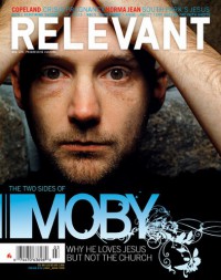 Cover of Relevant, May / Jun 2005 #14, featuring Moby