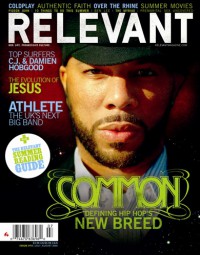 Cover of Relevant, Jul / Aug 2005 #15, featuring Common
