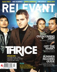 Cover of Relevant, Jul / Aug 2006 #21, featuring Thrice