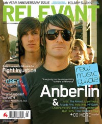 Cover of Relevant, Mar / Apr 2007 #25, featuring Anberlin