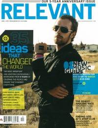 Cover of Relevant, Mar / Apr 2008 #32, featuring Bono