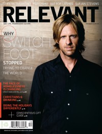 Cover of Relevant, Nov / Dec 2009 #42, featuring Jon Foreman (Switchfoot)