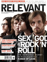 Cover of Relevant, May / Jun 2009 #39, featuring Kings of Leon