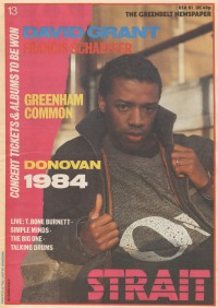 STRAIT, February 1984 #13 featuring David Grant