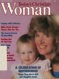 Cover of Today's Christian Woman, Spr 1983 v. 5, i. 1, featuring Pam Mark Hall