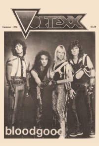 Cover for Summer 1986, featuring Bloodgood